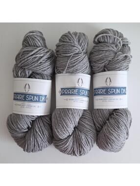 Brown Sheep Prairie Spun DK Yarn 3-Ply 100% Wool DK10 Rain Cloud